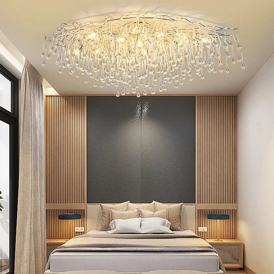 Modern LED Chandelier for Living Room Nordic INDOOR LIGHT Luxury Lighting Hanging Lamps for Ceiling LIGHT FOR LIVING ROOM, MASTER BEDROOM. STATEMENT PEICE.